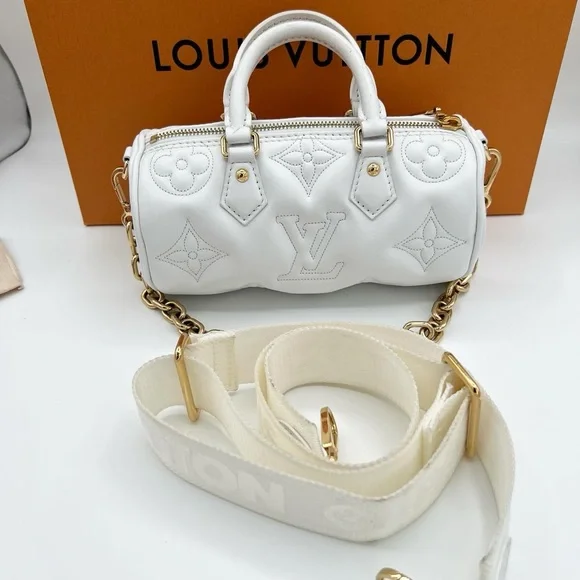 Louis Vuitton Papillon Bb Bubble Gram Shoulder Bag 3Way Calfskin ❤️ - Picture 5 of 16